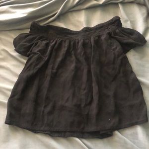 black off the shoulder